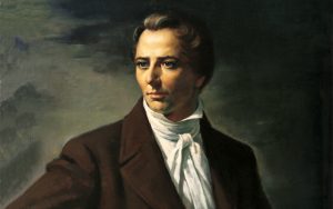 Wer war Joseph Smith? Hier siehst Du ein Portrait von ihm.