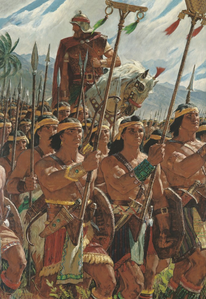 Die 2000 jungen Krieger des Volkes Ammon, die den Nephiten zur Hilfe kommen.