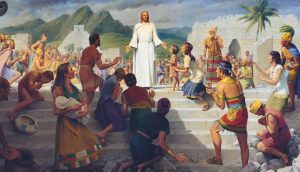 Das Buch Mormon berichtet von Jesus in Amerika.