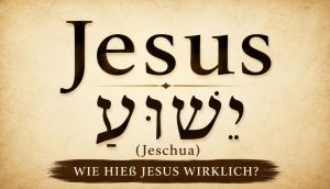 Jesus und der aramäische Name Jeschua dargestellt.